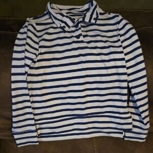 Vineyard Vines Navy and Cream Striped Shirt